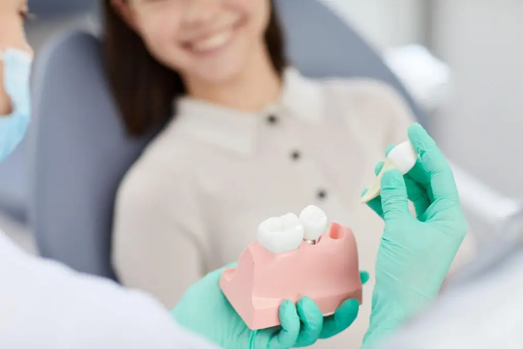 Dentist Providing Post-Op Instructions